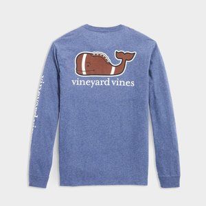 Vineyard Vines Men's LS Football Pocket T-shirt